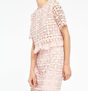 Sandro Claude embroidered crop top